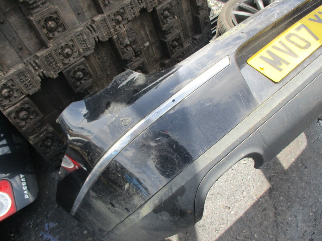VW PASSAT B6 2007 COMPLETE REAR BUMPER BLACK