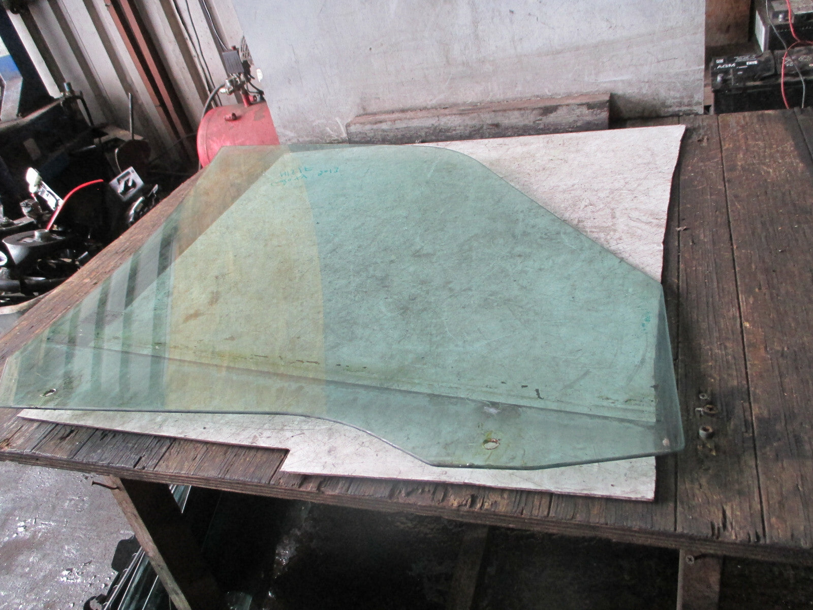 FORD GALAXY 2013 NSF PASSENGER SIDE FRONT DOOR WINDOW GLASS