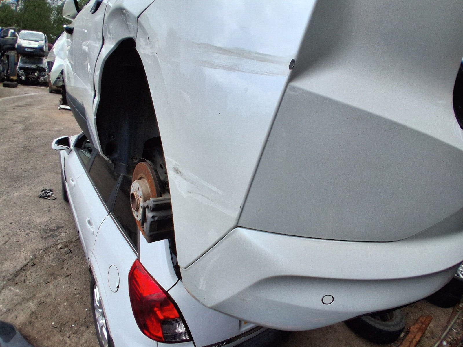 2023 DS AUTOMOBILES DS4 HATCH PERFORMNCE LNE+ PTECH REAR BUMPER WHITE