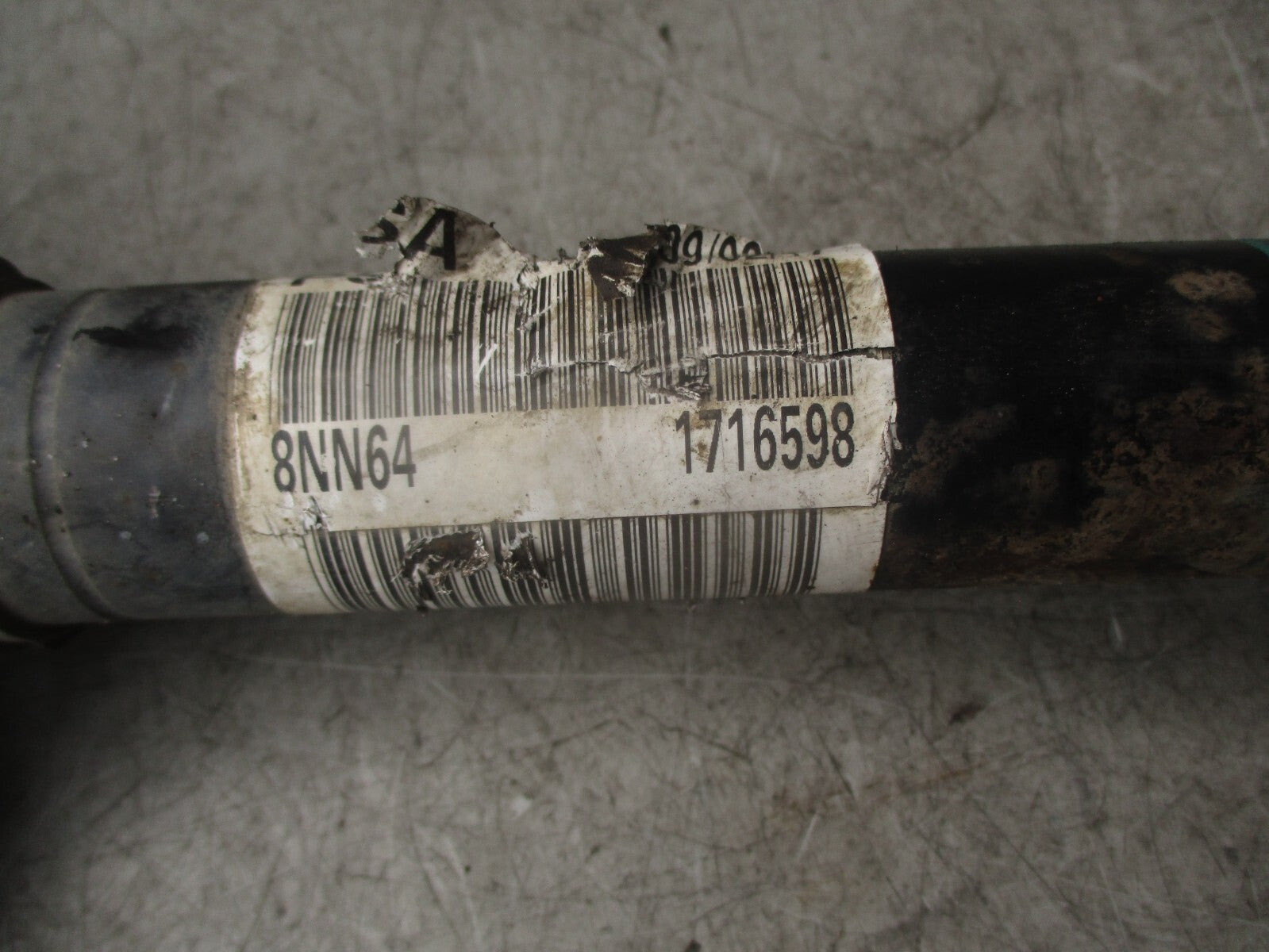 2017 CITROEN C4 1.6 DIESEL NS PASSENGER SIDE DRIVESHAFT 9684134780