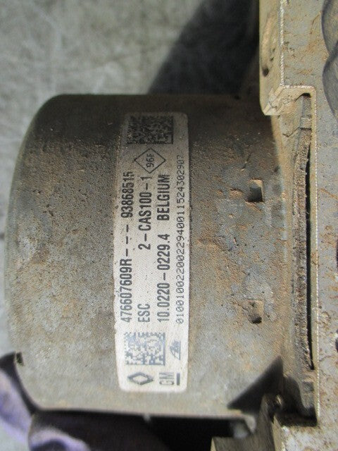 2015 RENAULT TRAFIC X82 MK2 1.6 DIESEL ABS PUMP & CONTROL MODULE 476607609R