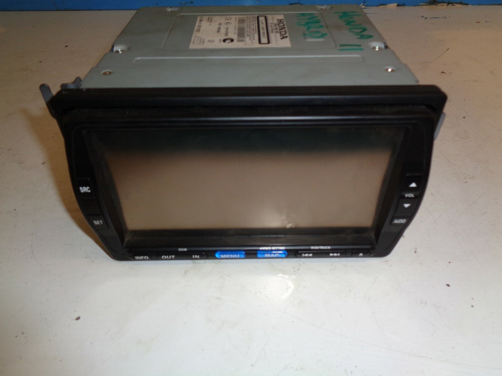 HONDA INSIGHT HYBRID MK2 2011 STEREO RADIO CD PLAYER HEAD UNIT 08A402N6400