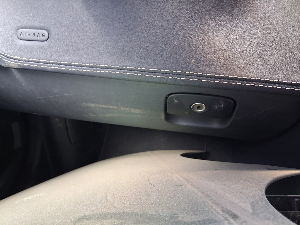 2017 JAGUAR XE DASHBOARD GLOVE BOX STORAGE COMPARTMENT