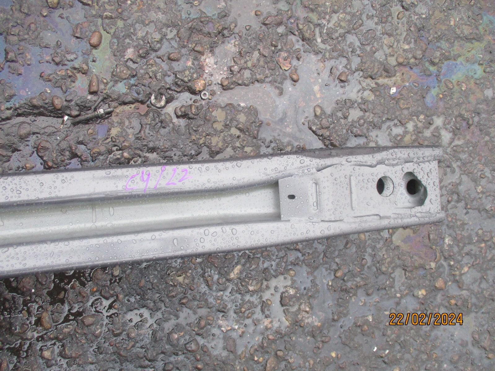 CITROEN C4 MK3 2022 REAR BUMPER CRASH REINFORCEMENT BAR 9833908880