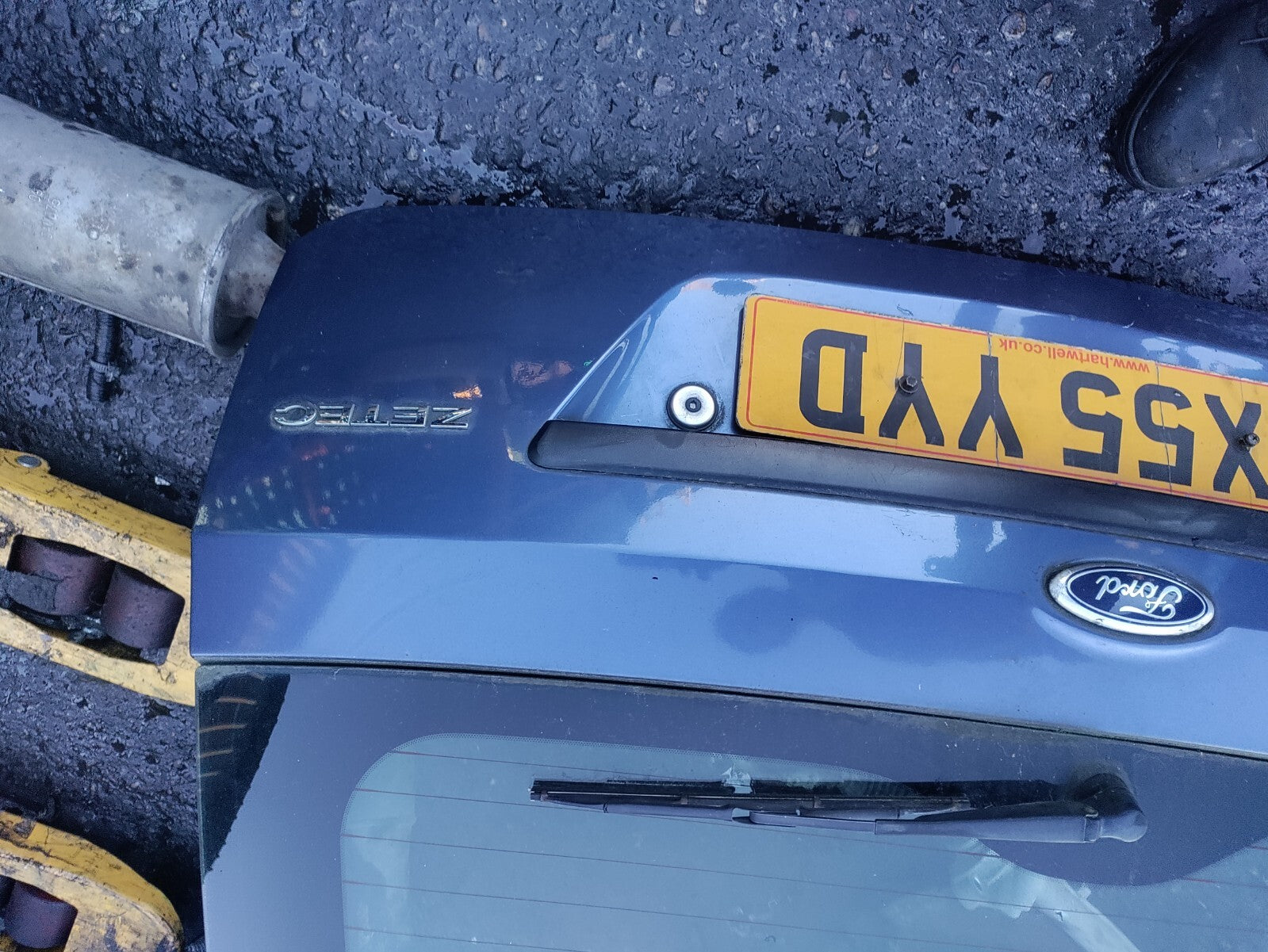 FORD FIESTA 2005 MK6 5 DOOR REAR COMPLETE TAILGATE BOOTLID BLUE