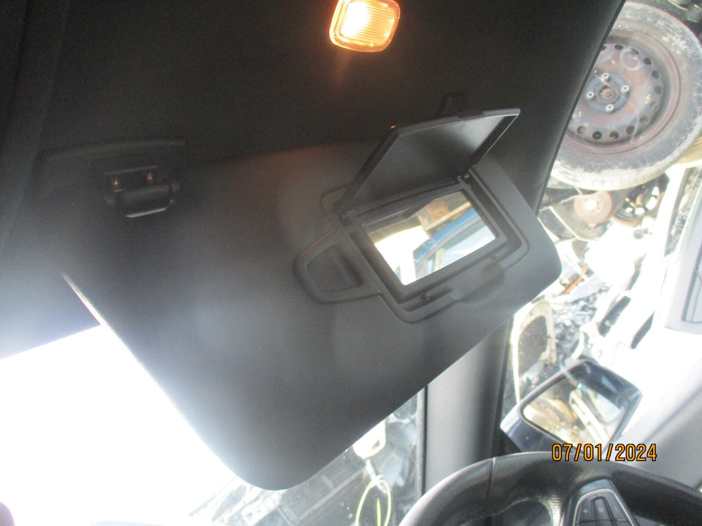 MERCEDES BENZ CLA 2016 C117 OSF FRONT INTERIOR DRIVER SIDE SUN VISOR BLACK