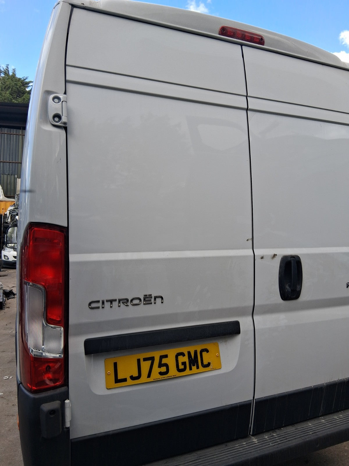 2025 CITROEN RELAY MK3 NSR PASSENGER SIDE REAR COMPLETE DOOR WHITE