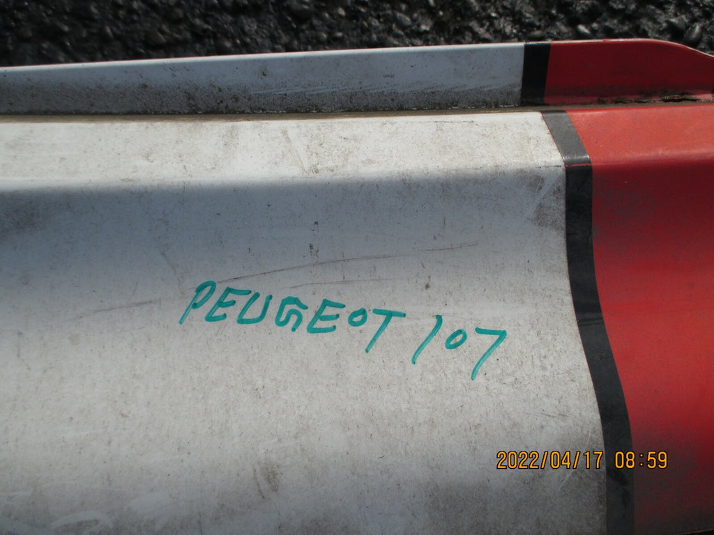 PEUGEOT 107 2007 REAR COMPLETE BUMPER