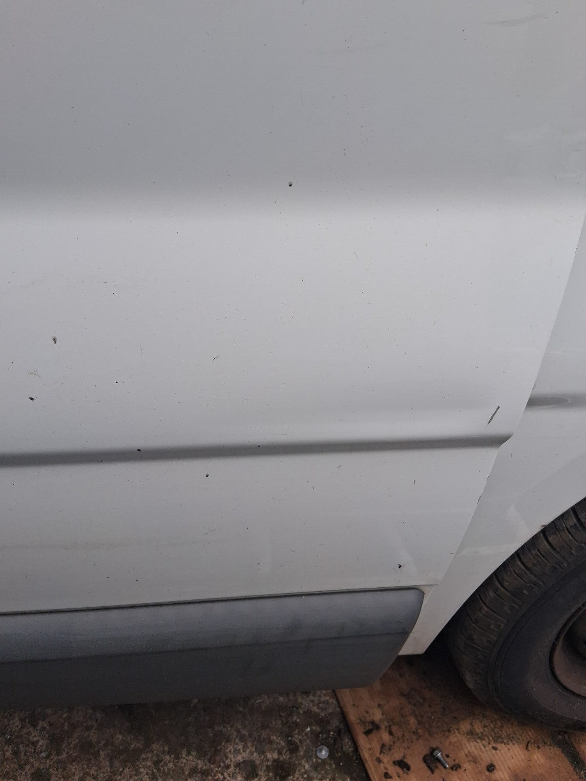 2014 VAUXHALL VIVARO MK1 NS PASSENGER SIDE LEFT COMPLETE SLIDING DOOR WHITE