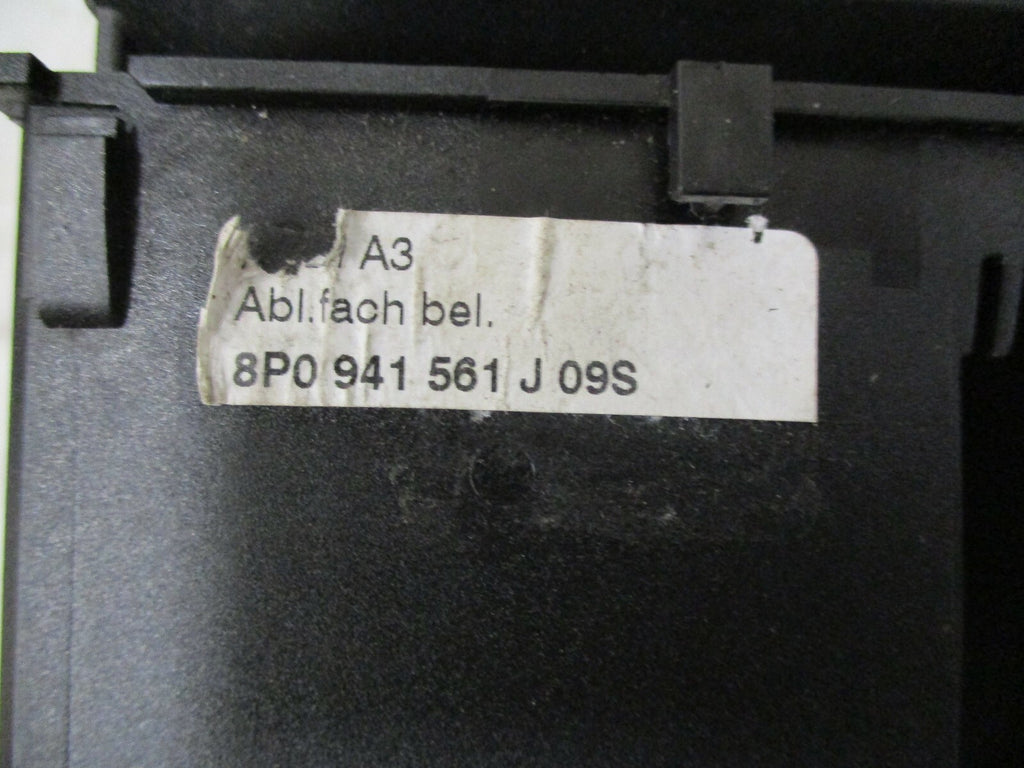 AUDI A3 8P 2008 - 2013 STORAGE TRAY COMPARTMENT 8P0941561J