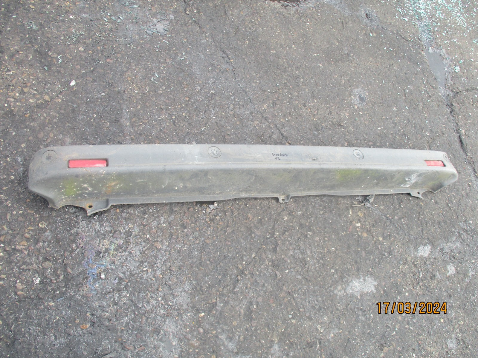 RENAULT TRAFIC X83 2012 FACELIFT REAR MIDDLE BUMPER PLASTIC