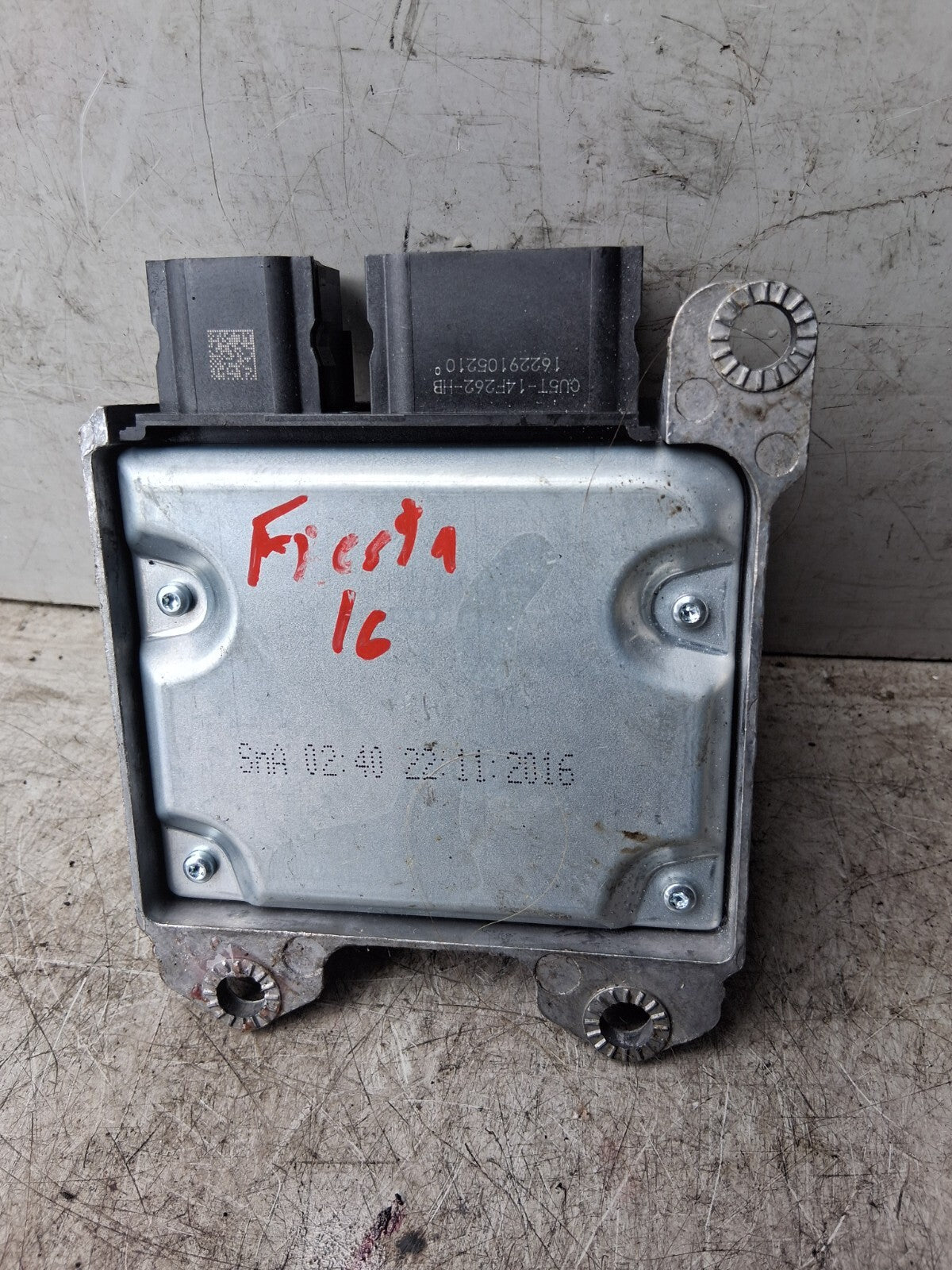 2016 FORD FIESTA MK7 AIRBAG CONTROL MODULE UNIT C1BT14B321CF