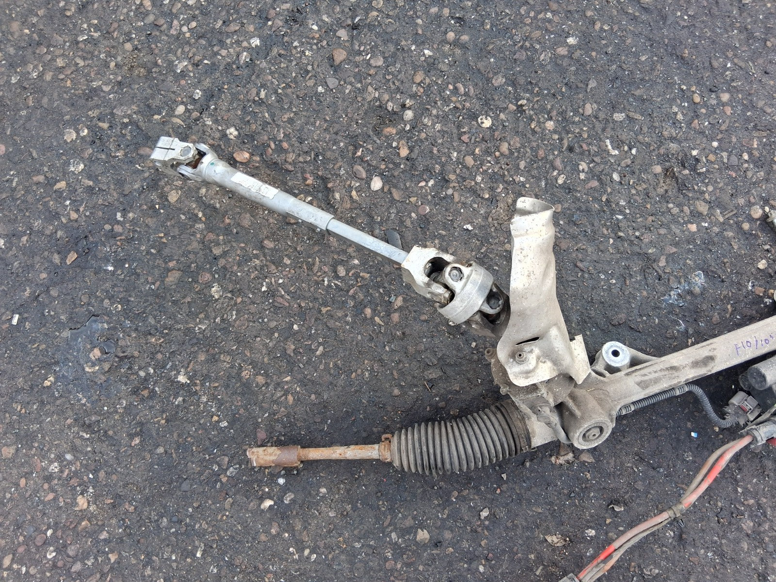 2010 BMW 5 SERIES F10 POWER STEERING RACK 7802277794
