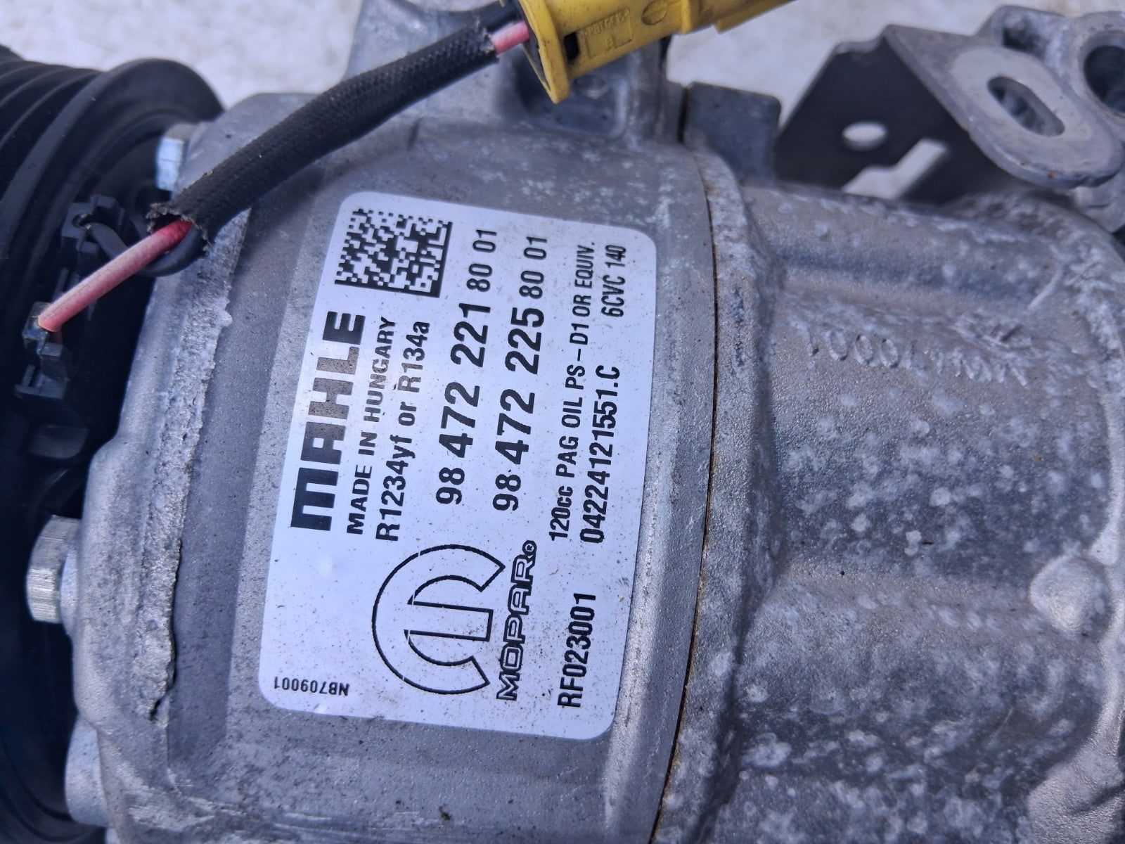 2024 VAUXHALL GRANDLAND 1.2 PETROL AIR CON COMPRESSOR PUMP 9847222180