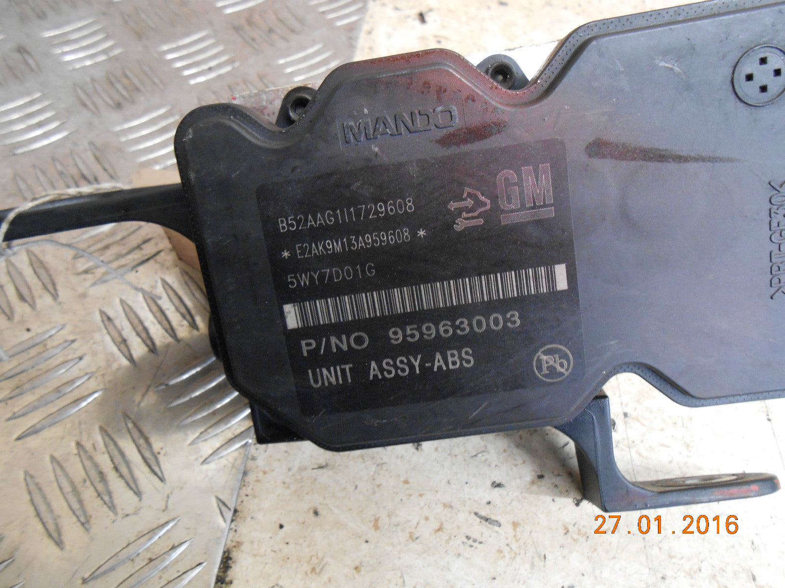 CHEVROLET SPARK 2012 1.0 ABS BRAKE CONTROL PUMP & MODULE 95963003 688250455