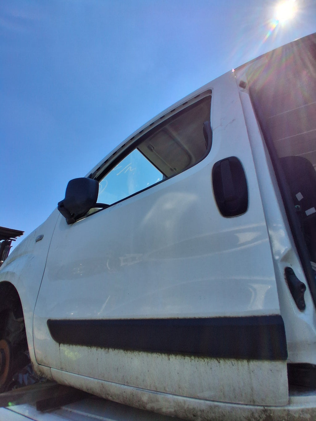 PEUGEOT BIPPER 2015 NSF PASSENGER SIDE FRONT BARE DOOR WHITE