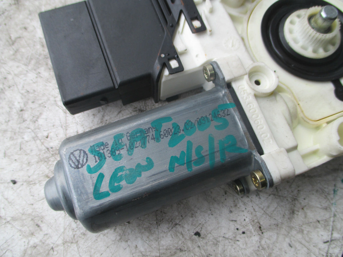 SEAT LEON 2005 MK1 NSR PASSENGER SIDE REAR DOOR WINDOW MOTOR