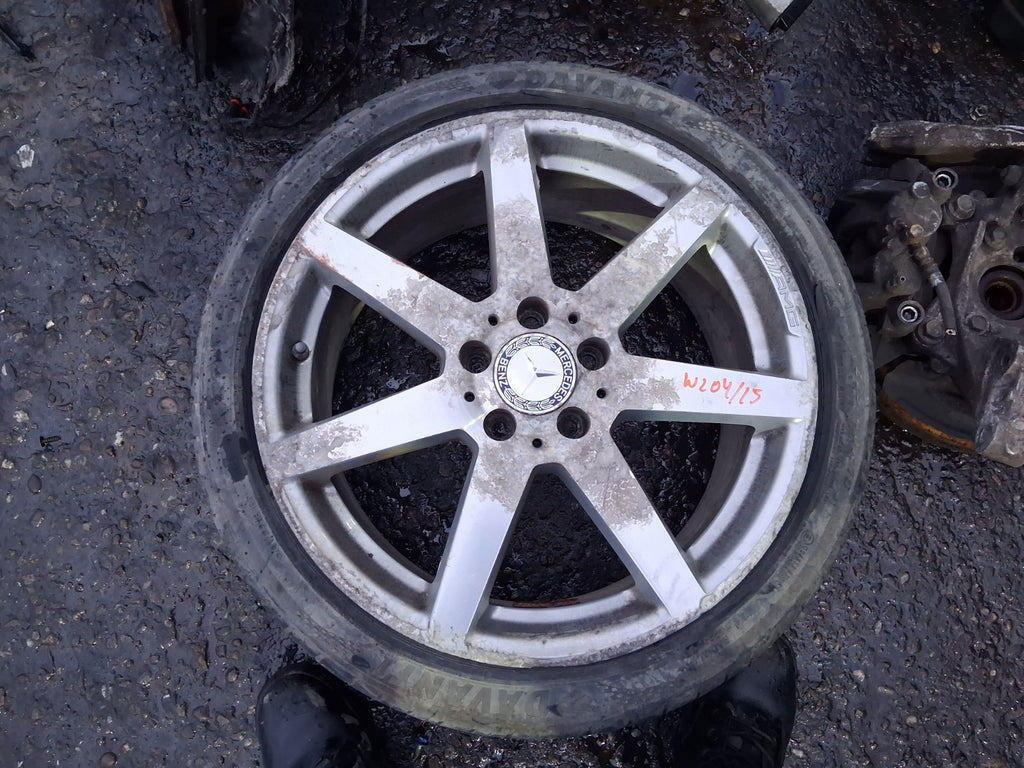 2015 MERCEDES W204 C CLASS COUPE 18 INCH ALLOY WHEEL WITH TYRE 225/40R18