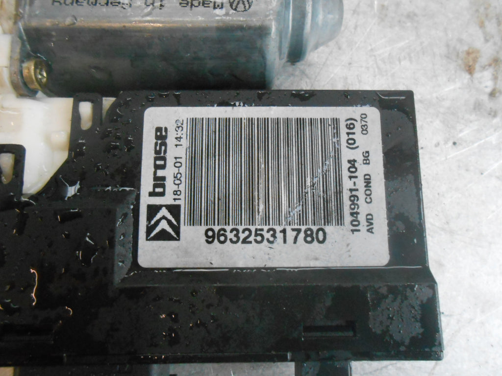 CITROEN C5 DC DE (MK1) 2002 OSF DRIVER SIDE FRONT WINDOW MOTOR 9632531780
