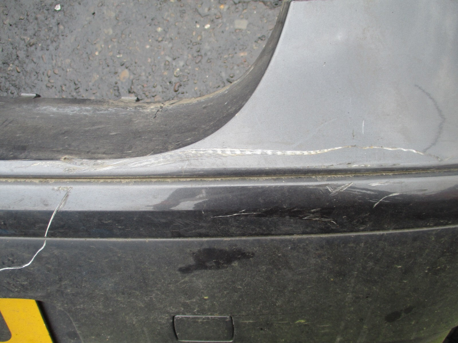 BMW 1 SERIES E87 2007 REAR COMPLETE BUMPER IN GREY