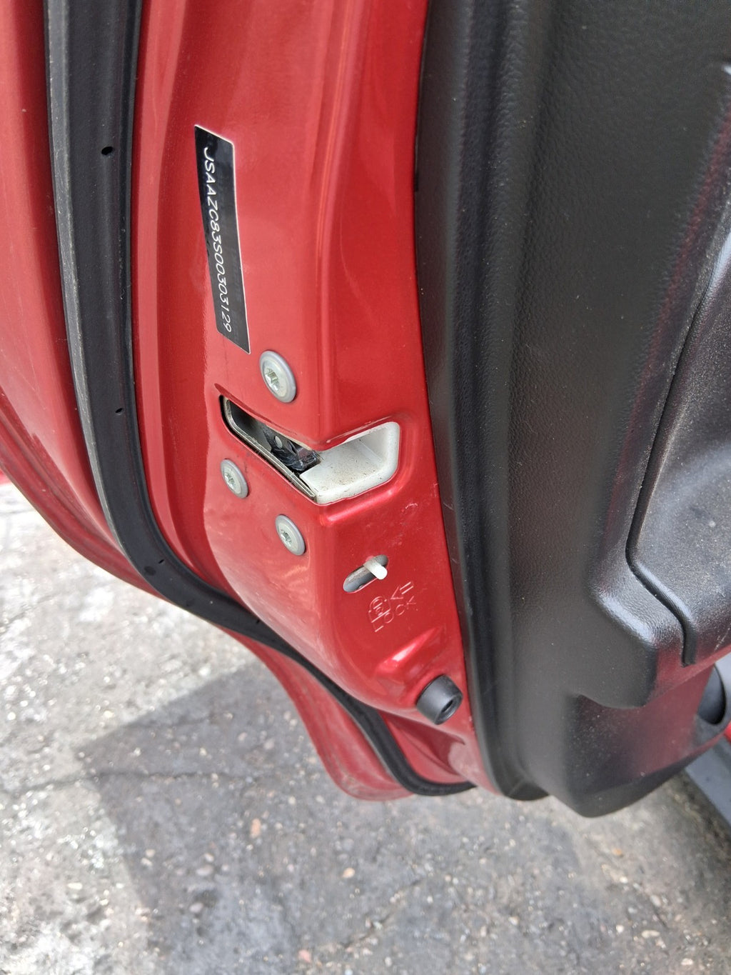 2019 SUZUKI SWIFT MK4 NSF PASSENGER SIDE FRONT LEFT DOOR LOCK MECHANISM