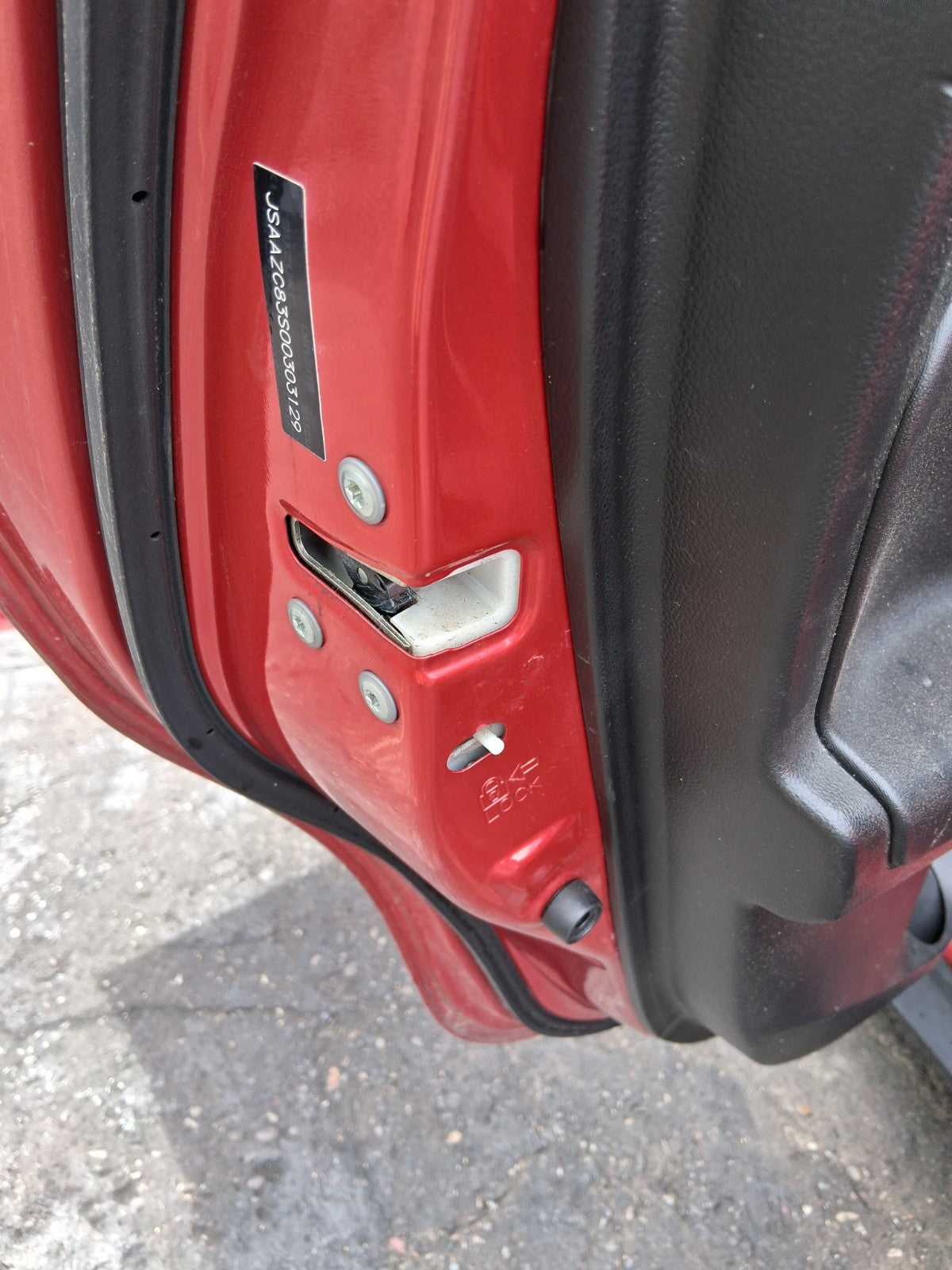 2019 SUZUKI SWIFT MK4 NSF PASSENGER SIDE FRONT LEFT DOOR LOCK MECHANISM