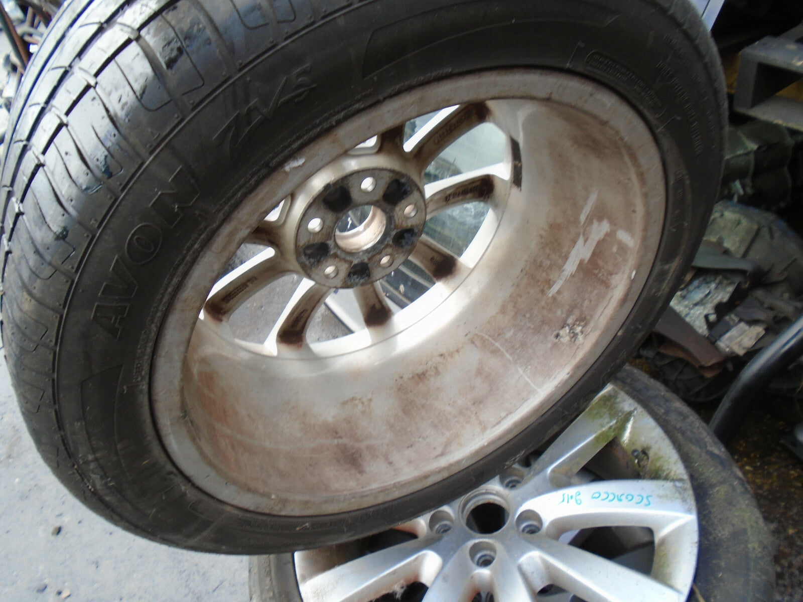 AUDI TT MK2 2012 17 INCH ALLOY WHEEL WITH TYRE 245/45R17