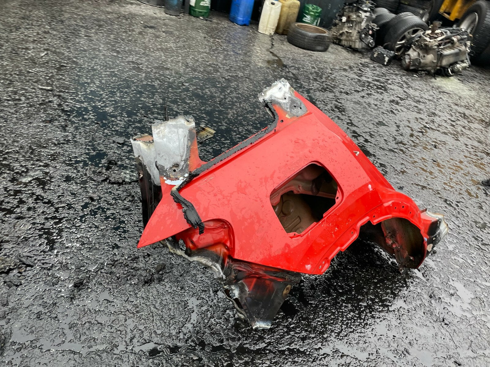 CITROEN C5 AIRCROSS 2020 OSR DRIVER SIDE REAR QUARTER PANEL WING CUT