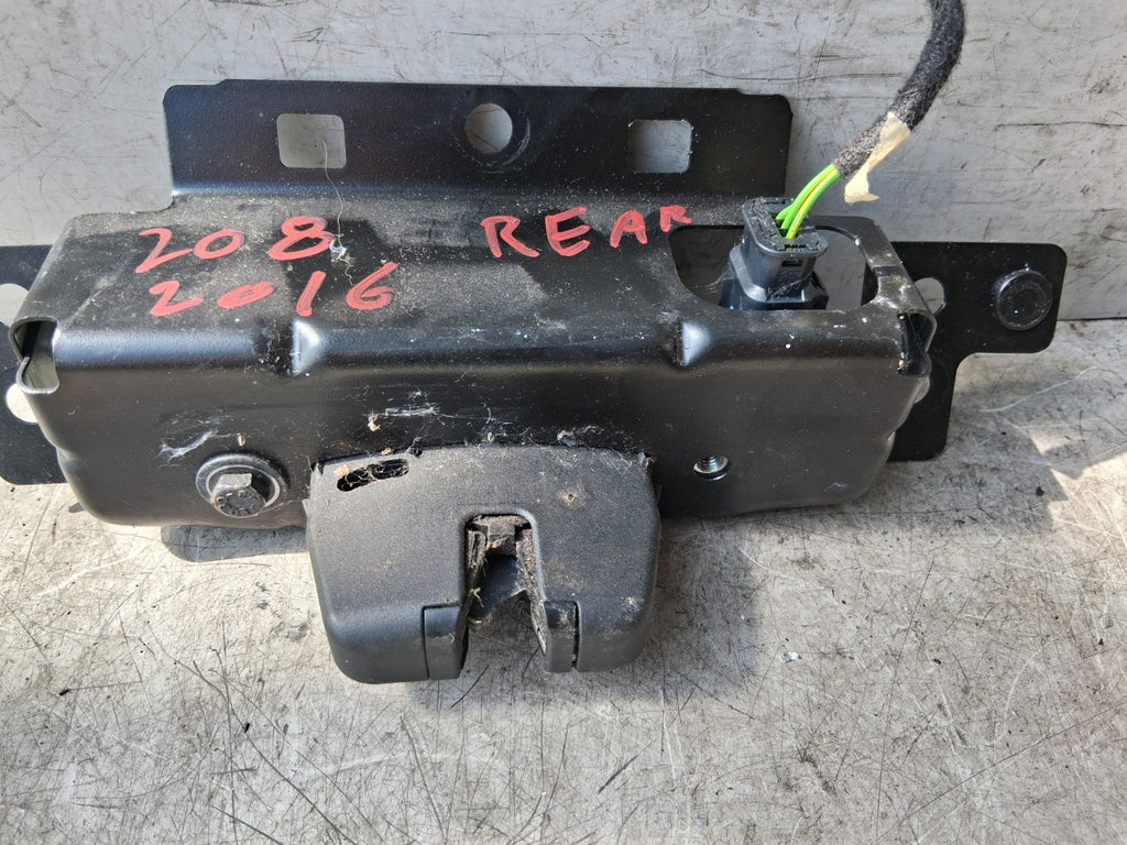 2016 PEUGEOT 208 REAR BOOTLID TAILGATE BOOT LOCK MECHANISM 9151487499