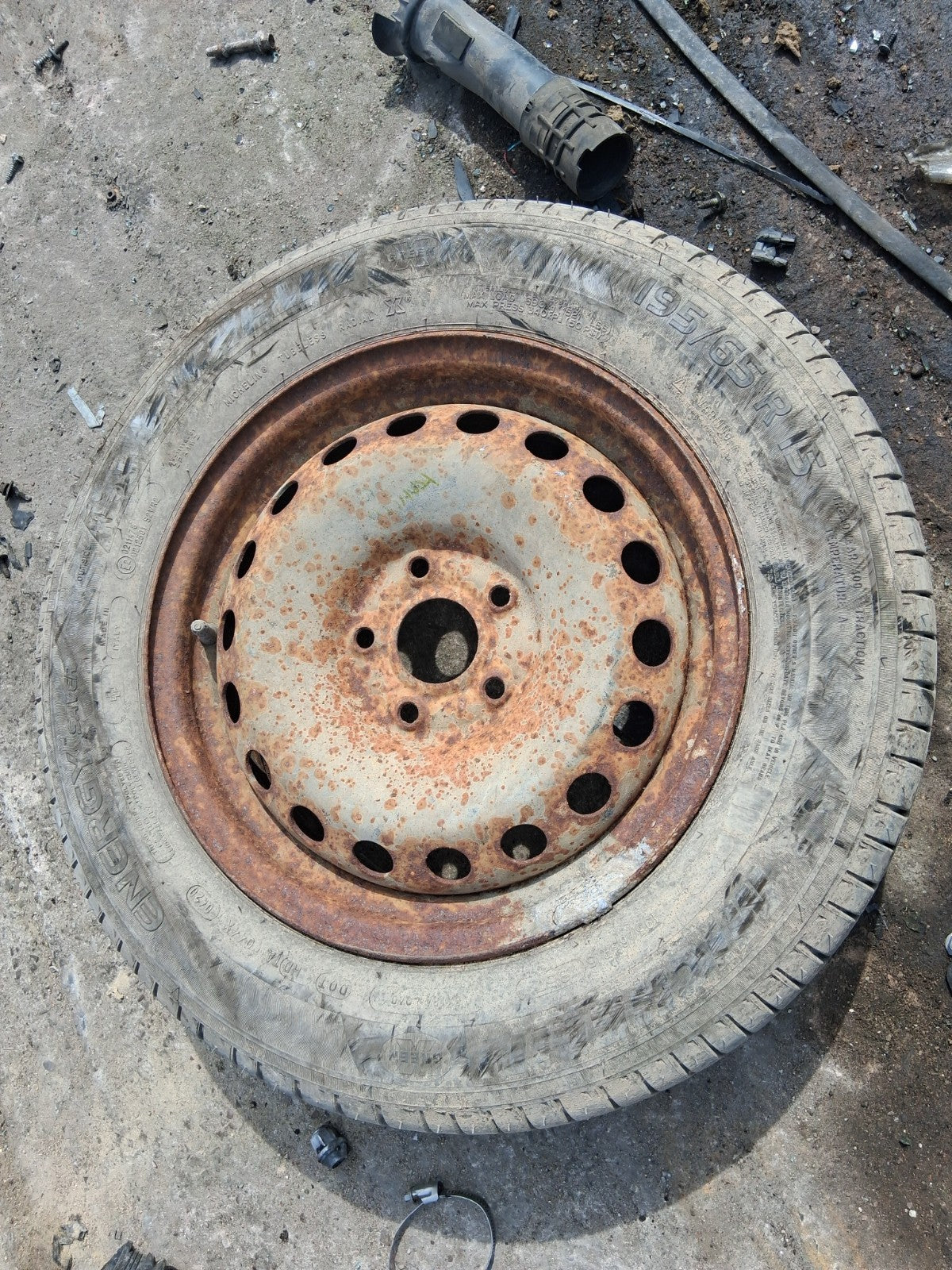 2020 RENAULT KANGOO MK2 15 INCH STEEL WHEEL WITH TYRE 195/65R15