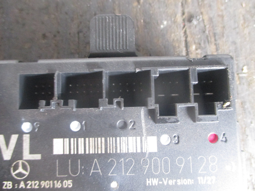 MERCEDES E CLASS 2014 NSF PASSENGER SIDE FRONT DOOR CONTROL UNIT A2129009128