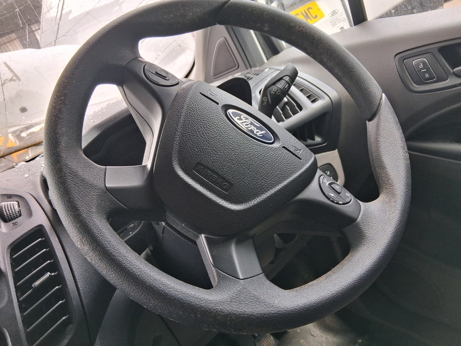 2024 FORD TRANSIT CONNECT MK2 4 SPOKE MULTIFUNCTION LEATHER STEERING WHEEL