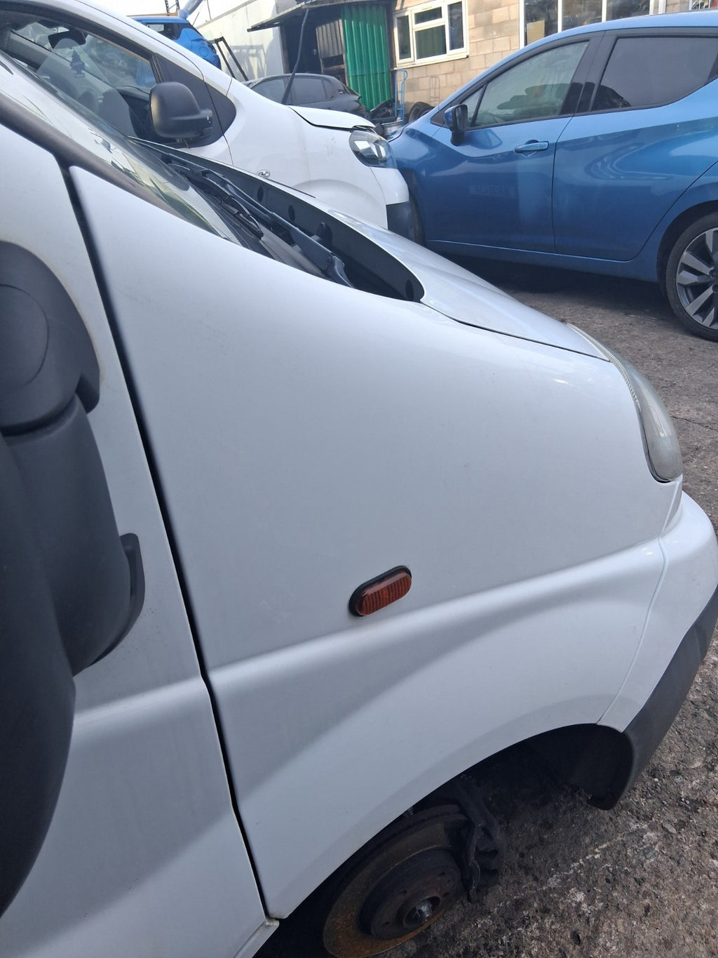 2014 VAUXHALL VIVARO MK1 OSF DRIVER SIDE FRONT RIGHT WING PANEL WHITE