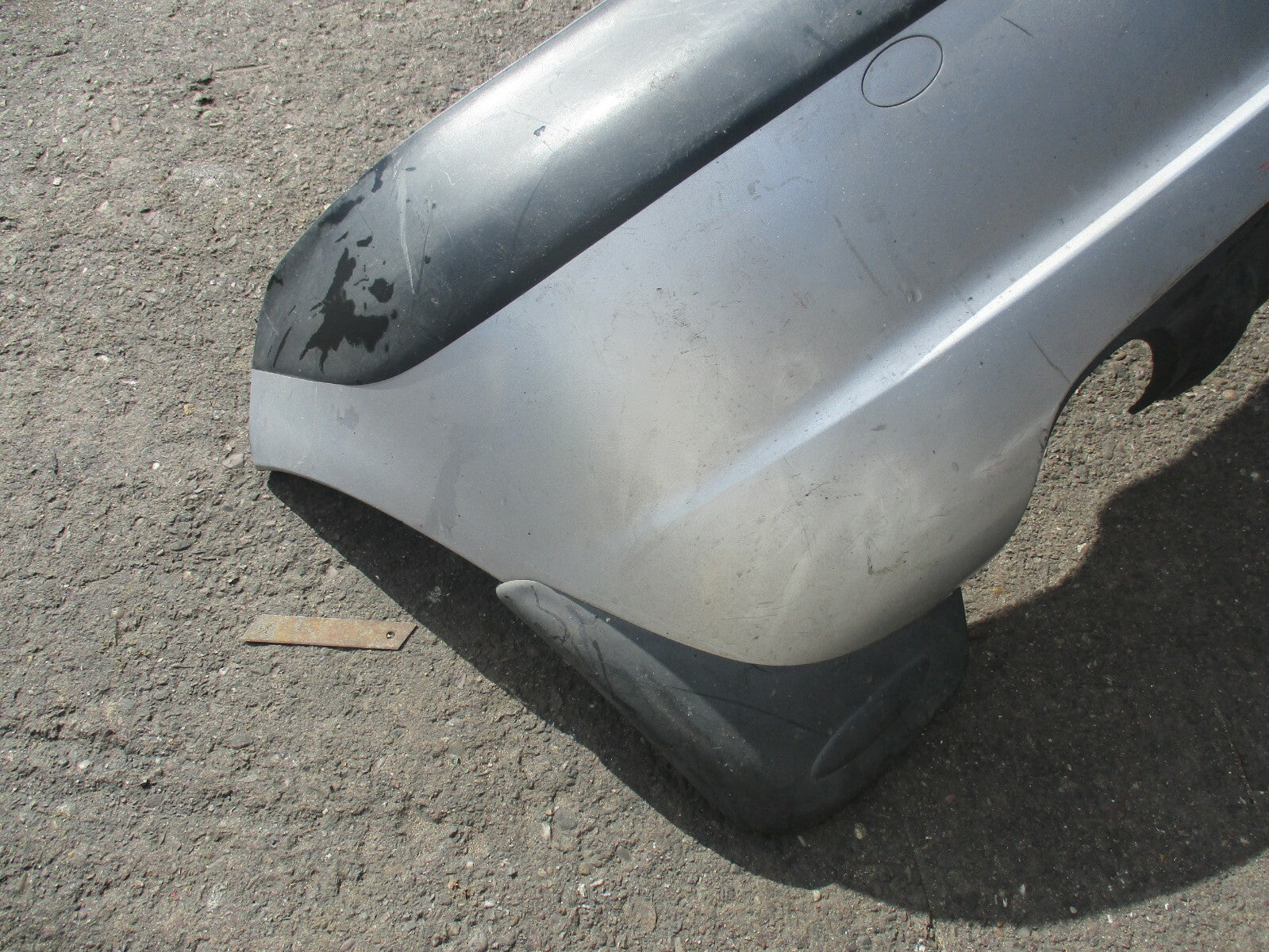 CHEVROLET MATIZ 2003 REAR BUMPER SILVER