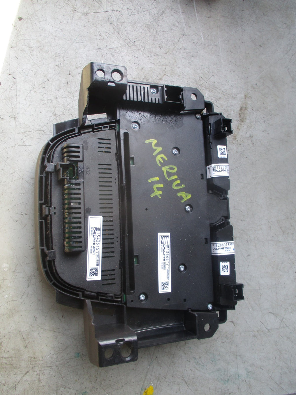 2014 VAUXHALL MERIVA RADIO CD PLAYER SWITCH PANEL CONTROL 13362777