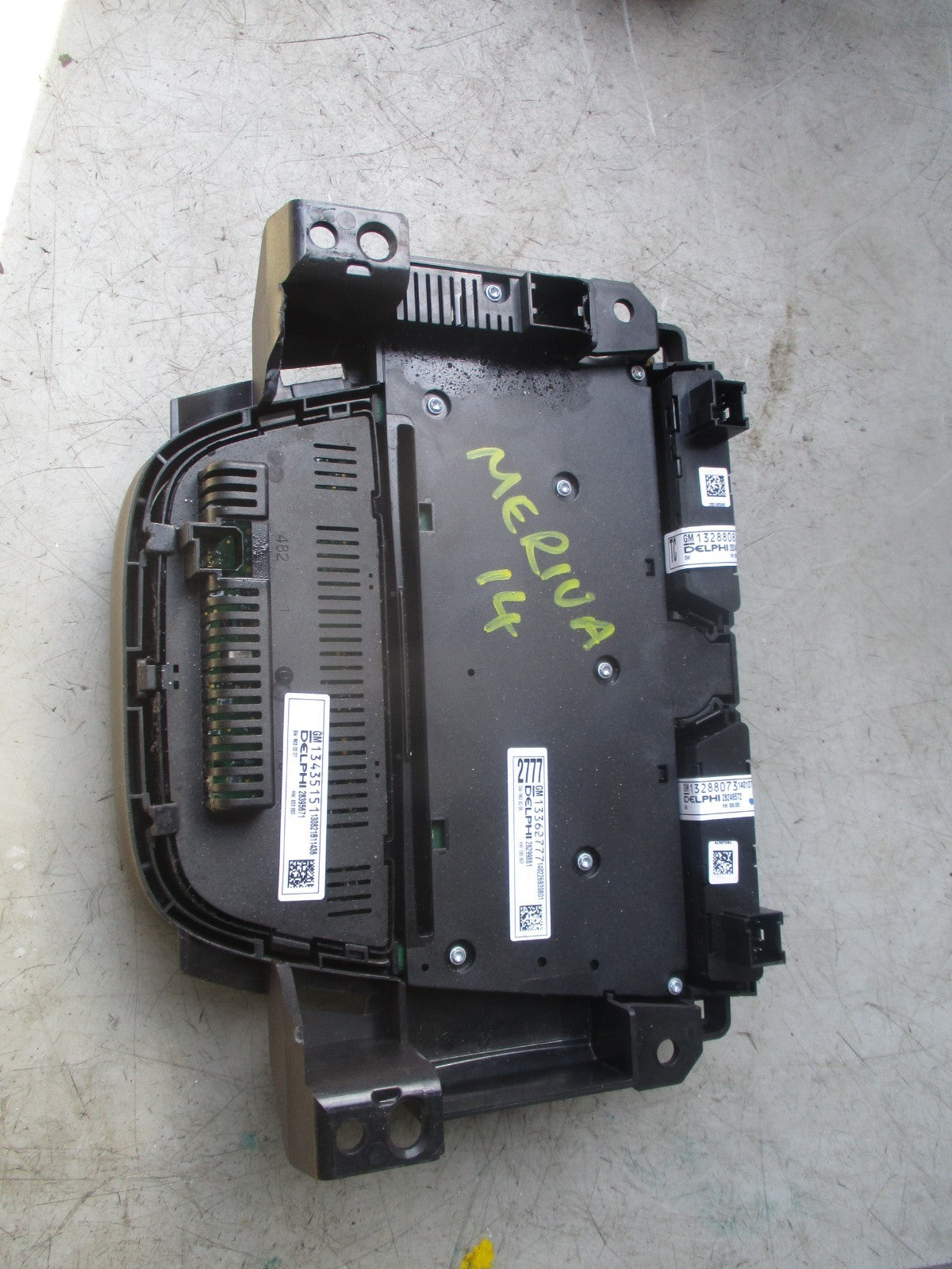 2014 VAUXHALL MERIVA RADIO CD PLAYER SWITCH PANEL CONTROL 13362777