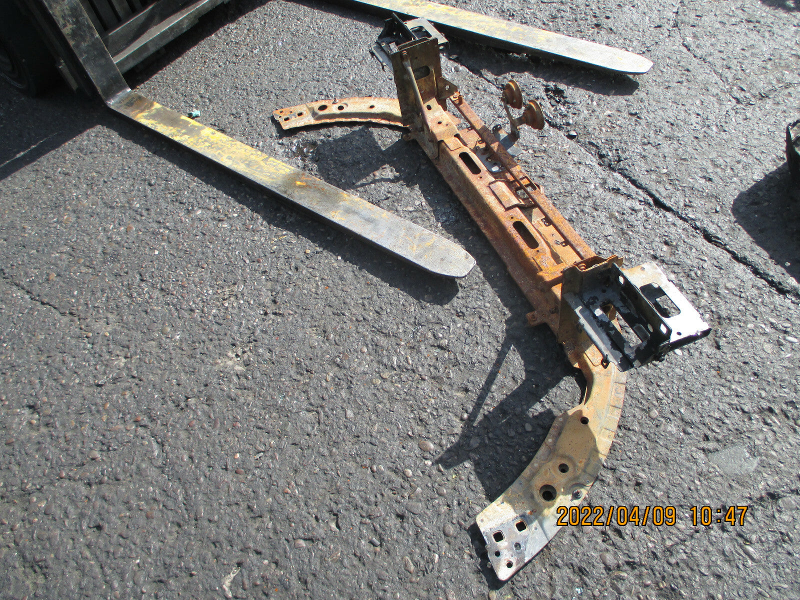 LANDROVER RANGEROVER EVOQUE L538 2013 FRONT SLAM PANEL DAMAGED
