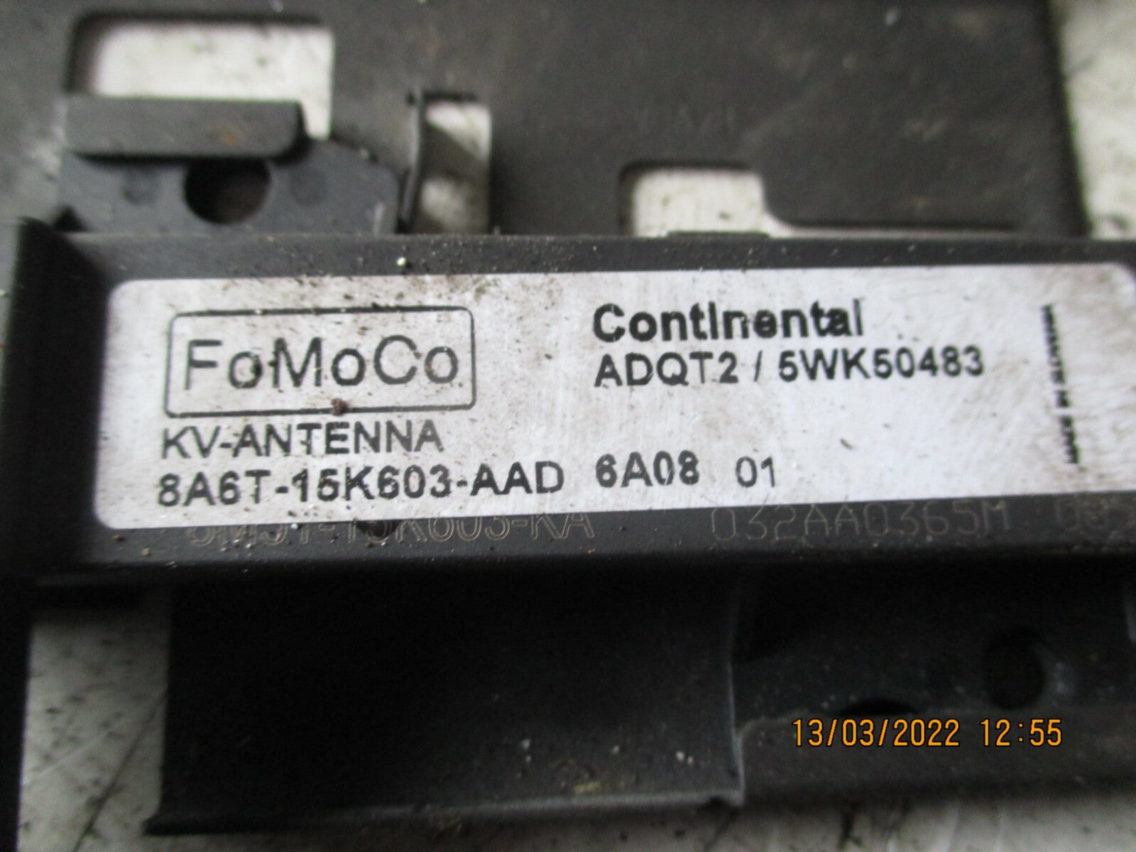 FORD ECOSPORT 2017 MK2 ANTENNA CONTROL MODULE 8A6T15K603