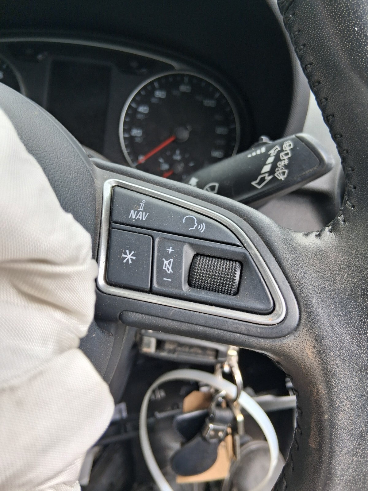 2018 AUDI A1 8X HATCHBACK MULTIFUNCTIONAL STEERING WHEEL