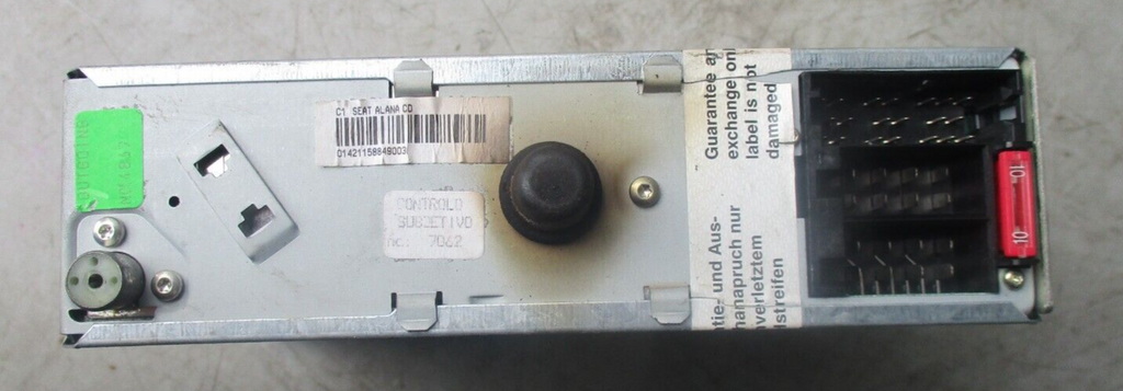2003 SEAT IBIZA RADIO CD PLAYER HEAD UNIT 6L0035156