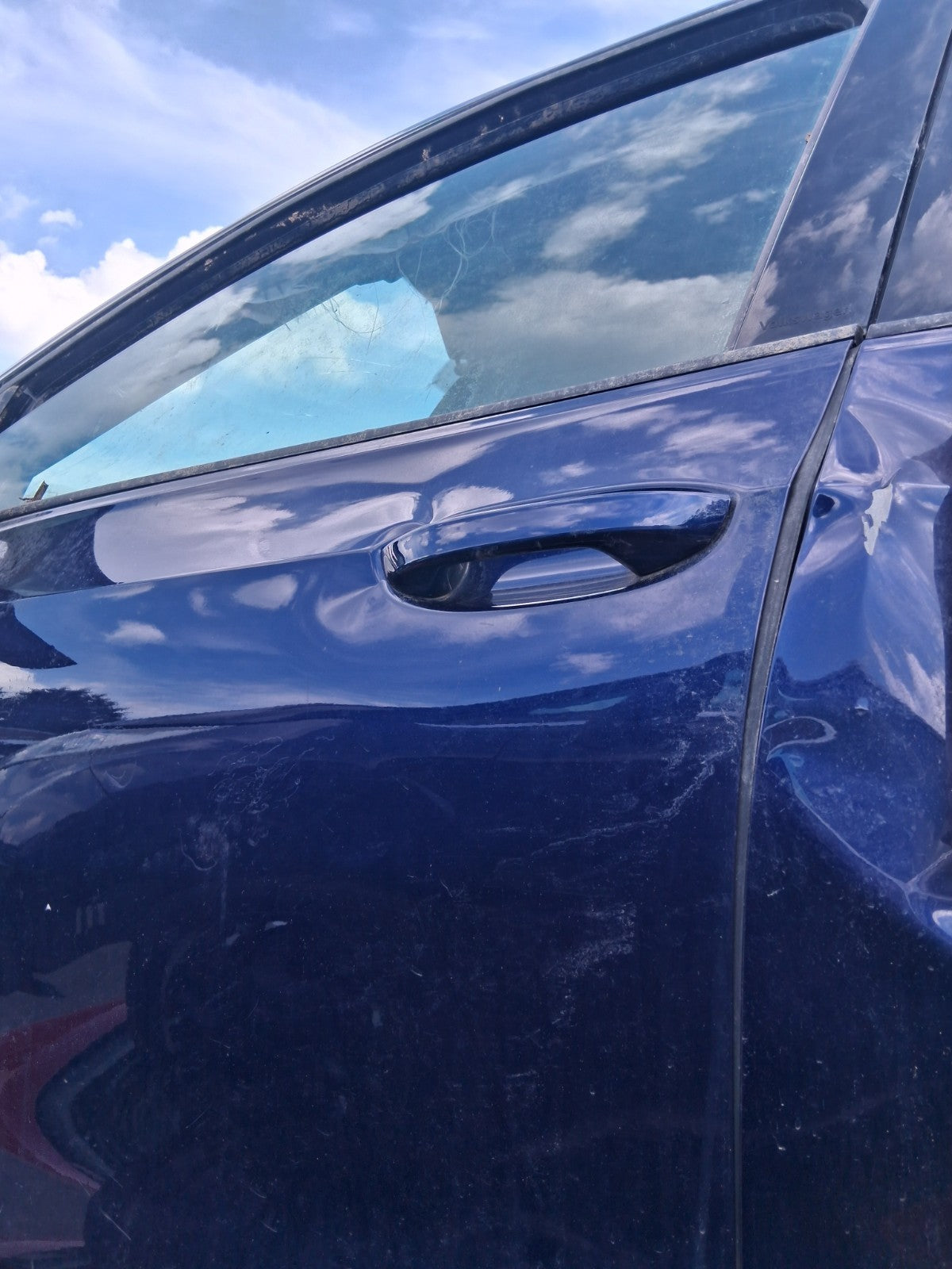 2022 VW VOLKSWAGEN GOLF MK8 R LINE NSF PASSENGER SIDE FRONT LEFT BARE DOOR BLUE