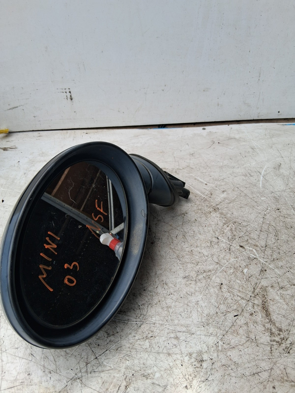2003 MINI WING NSF PASSENGER FRONT MIRROR