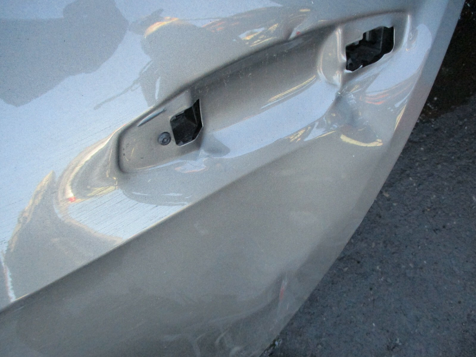 VW VOLKSWAGEN GOLF MK7 NSR PASSENGER SIDE REAR DOOR LA7N DAMAGED