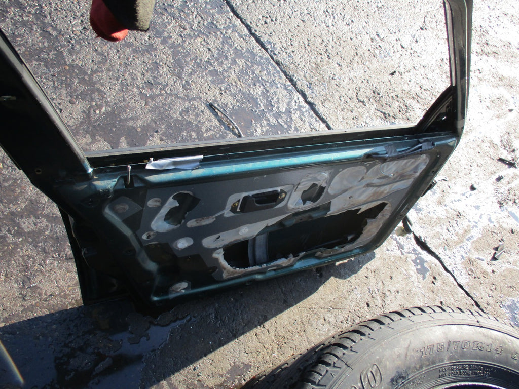 BMW 3 SERIES E30 TOURING ESTATE NSF PASSENGER SIDE FRONT DOOR BARE GREEN