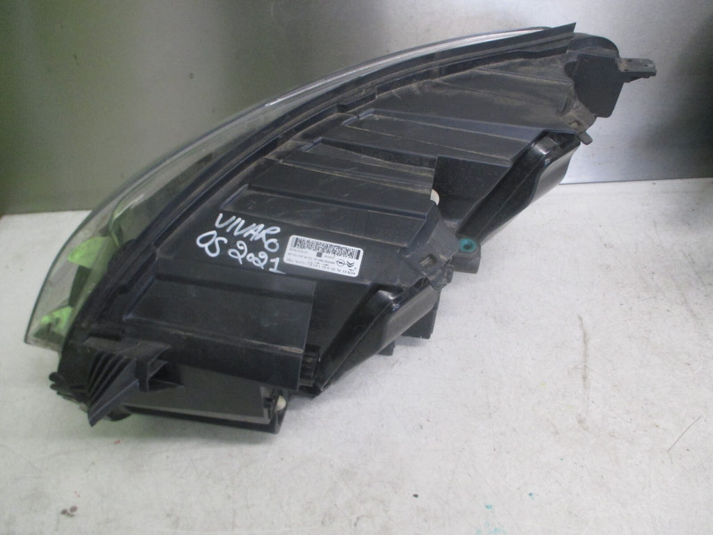 VAUXHALL VIVARO 2021 OSF DRIVER SIDE FRONT HEADLIGHT HEADLAMP 9808567880 DAMAGED