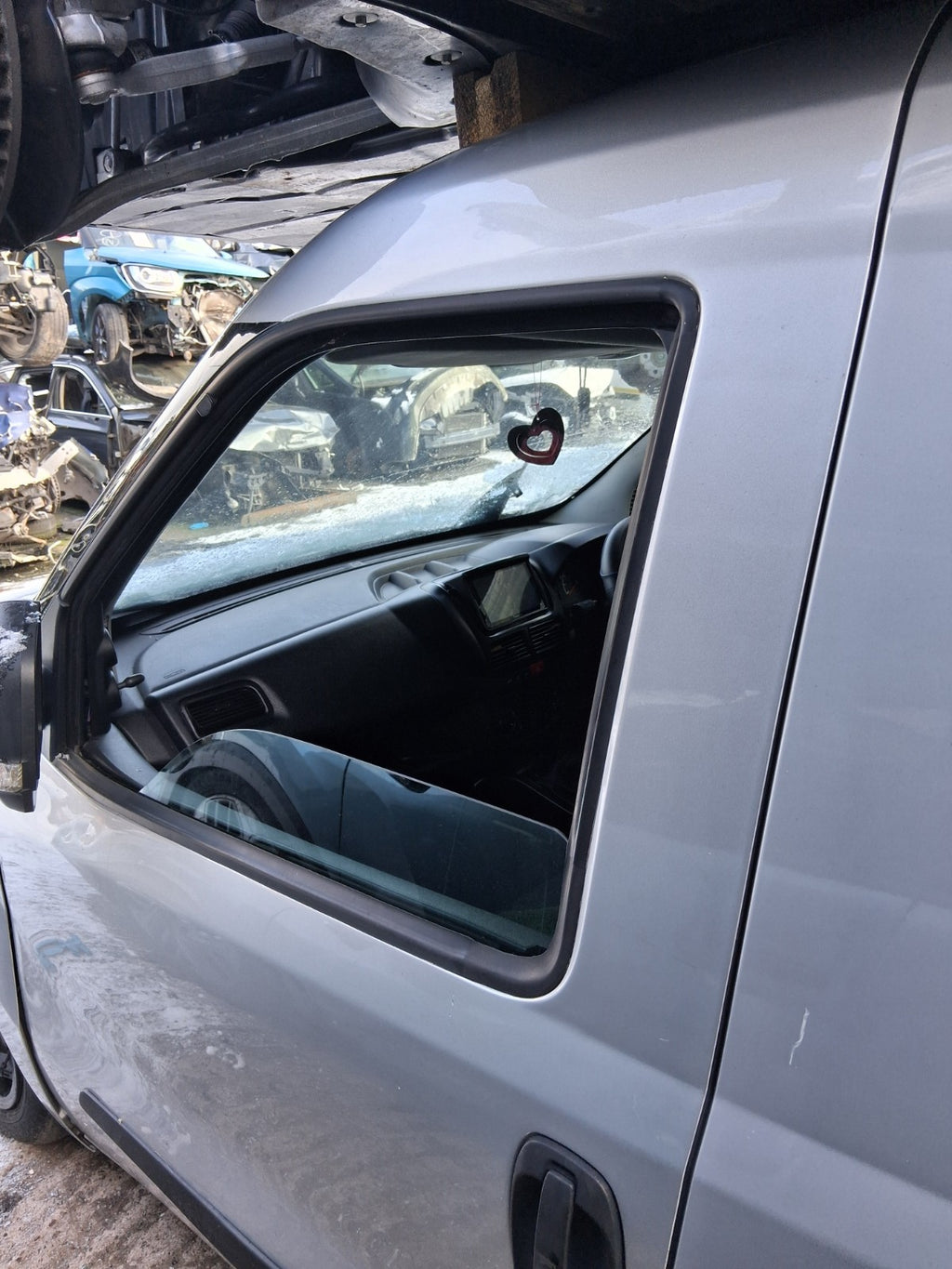 2015 VAUXHALL COMBO D NSF PASSENGER SIDE FRONT LEFT BARE DOOR SILVERFISH 612A