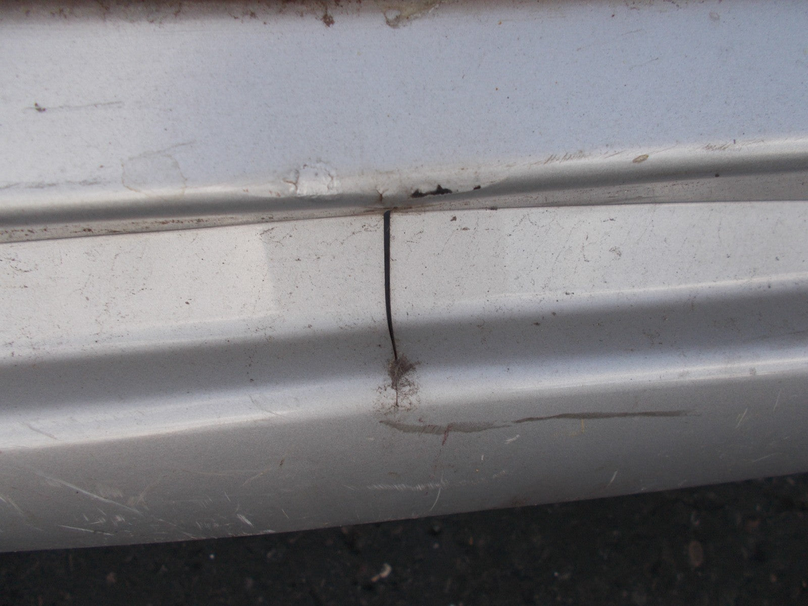 HYUNDAI COUPE SE 2005 SILVER COMPLETE REAR BUMPER