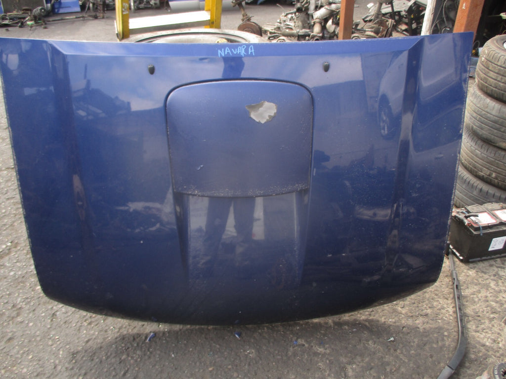 2002 NISSAN NAVARA D22 FRONT BONNET HOOD BLUE