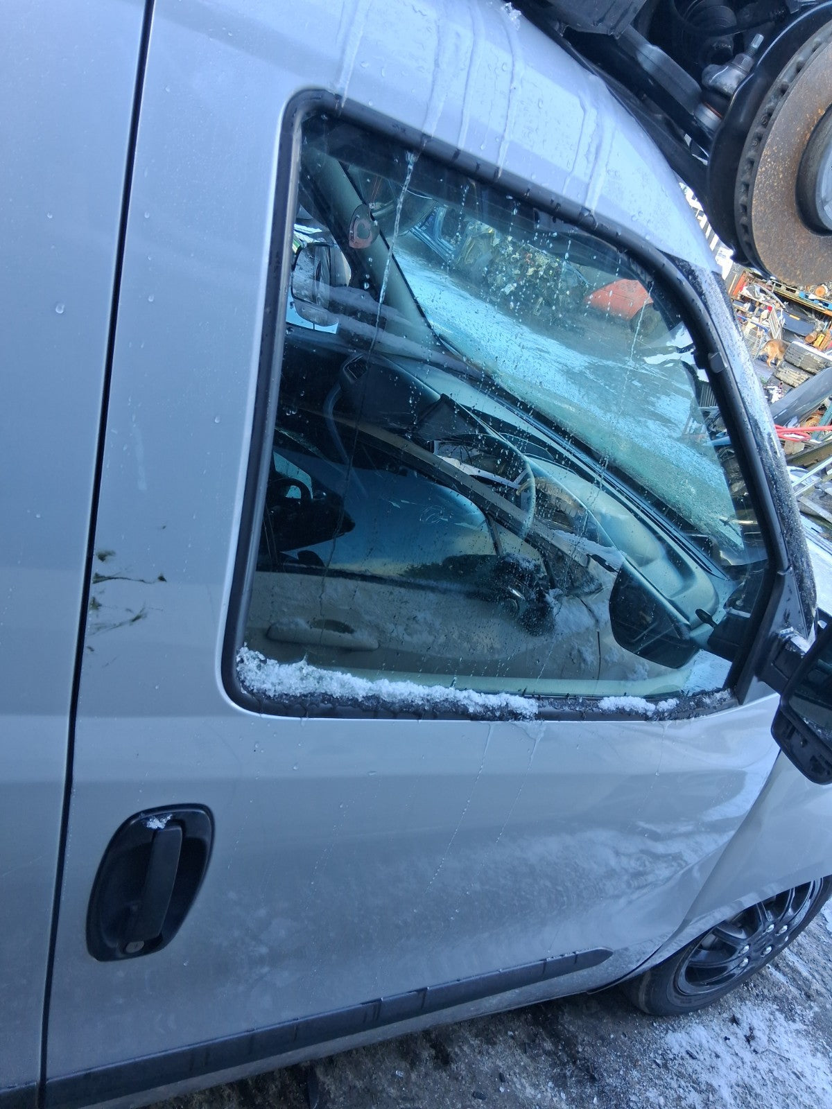2015 VAUXHALL COMBO D OSF DRIVER SIDE FRONT RIGHT BARE DOOR SILVERFISH 612A
