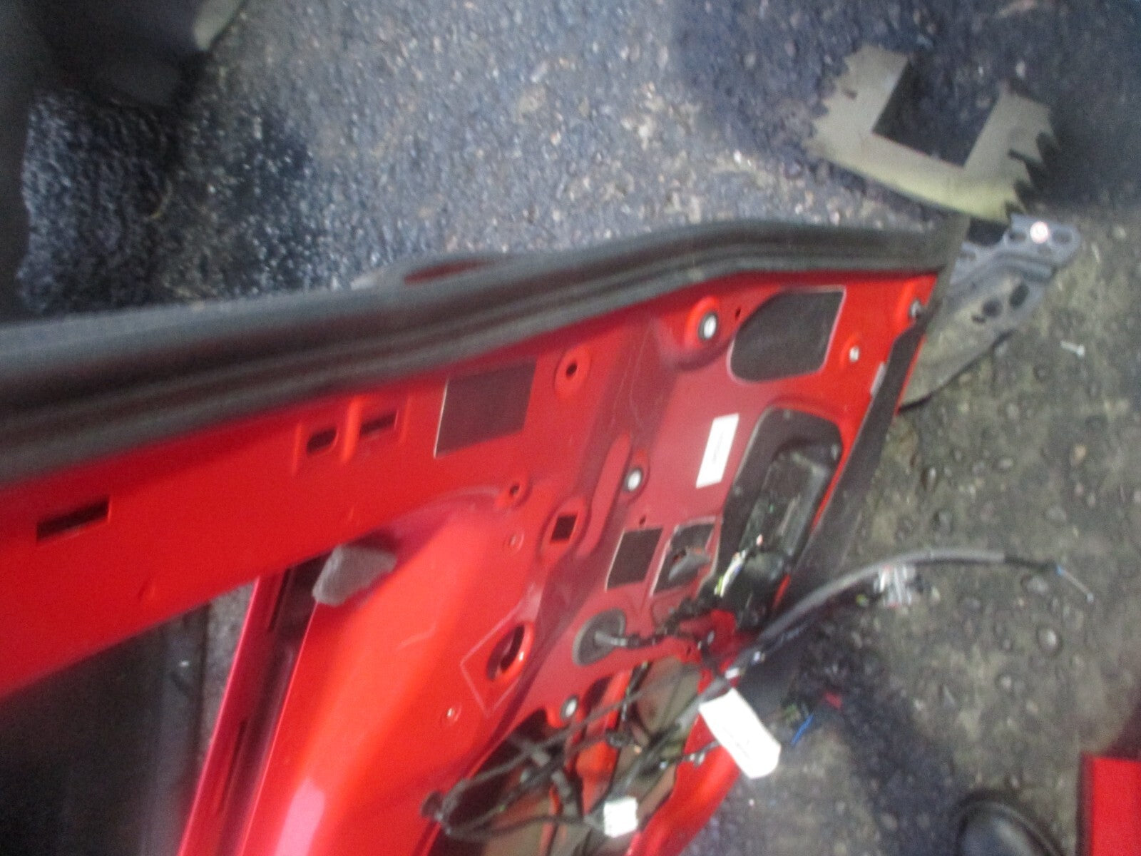 FORD B MAX 2013 NSR PASSENGER SIDE REAR DOOR RED RACE